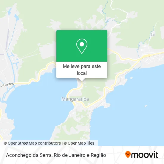 Aconchego da Serra mapa