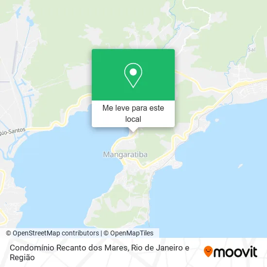 Condomínio Recanto dos Mares mapa