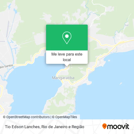 Tio Edson Lanches mapa