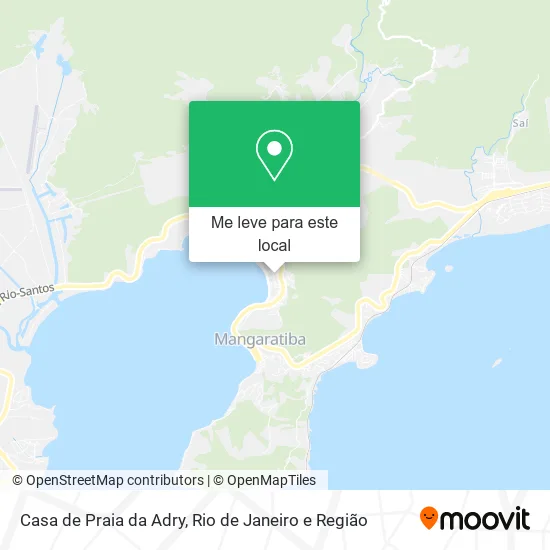 Casa de Praia da Adry mapa