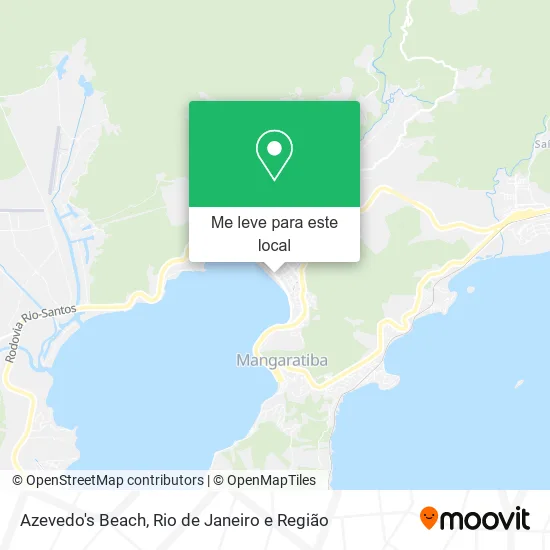 Azevedo's Beach mapa