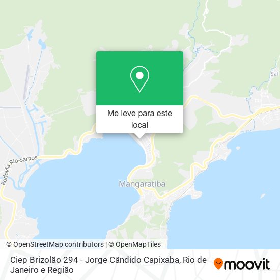 Ciep Brizolão 294 - Jorge Cândido Capixaba mapa