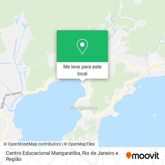 Centro Educacional Mangaratiba mapa
