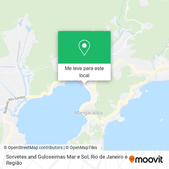 Sorvetes and Guloseimas Mar e Sol mapa