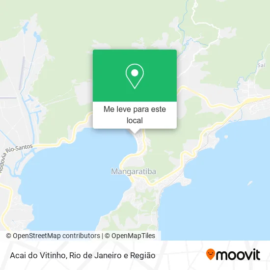 Acai do Vitinho mapa