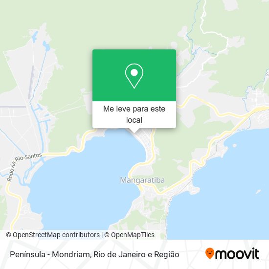 Península - Mondriam mapa
