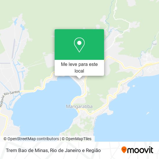 Trem Bao de Minas mapa