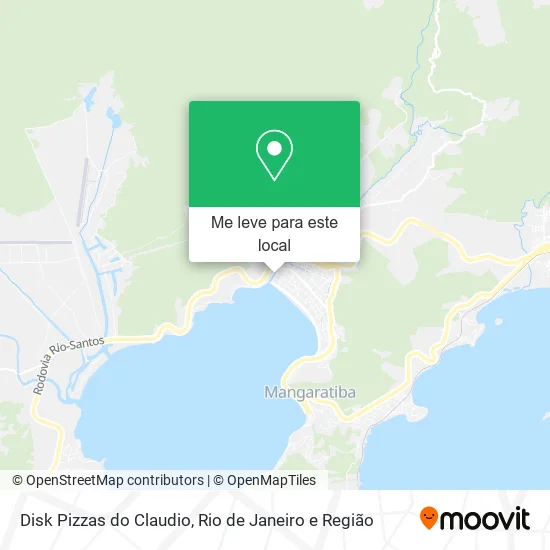 Disk Pizzas do Claudio mapa