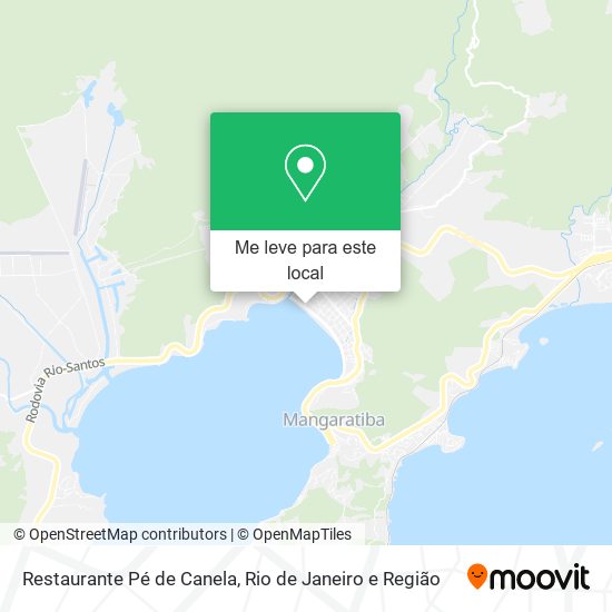 Restaurante Pé de Canela mapa