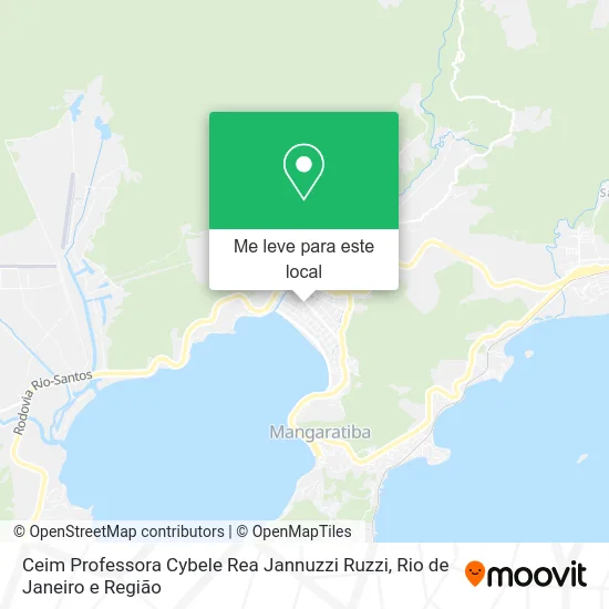 Ceim Professora Cybele Rea Jannuzzi Ruzzi mapa
