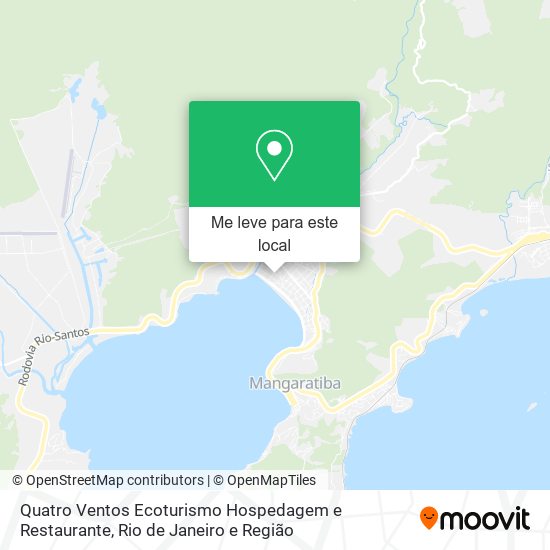Quatro Ventos Ecoturismo Hospedagem e Restaurante mapa