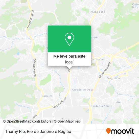 Thamy Rio mapa