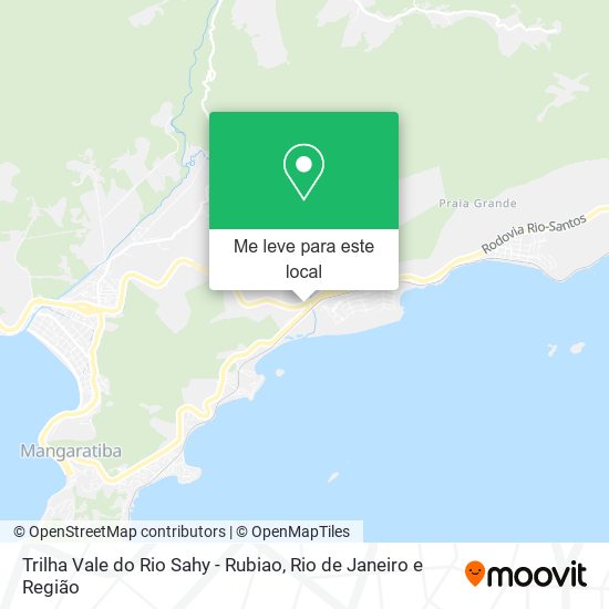 Trilha Vale do Rio Sahy - Rubiao mapa