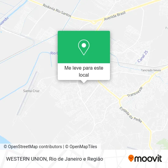 WESTERN UNION mapa