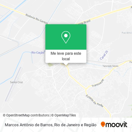 Marcos Antônio de Barros mapa