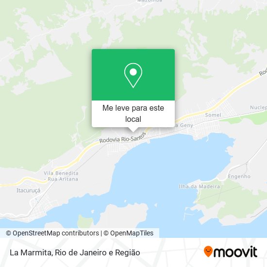 La Marmita mapa
