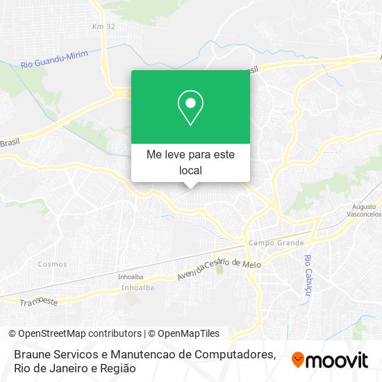 Braune Servicos e Manutencao de Computadores mapa