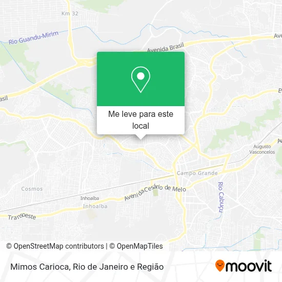 Mimos Carioca mapa