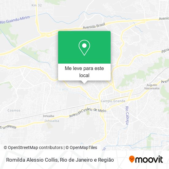Romilda Alessio Collis mapa