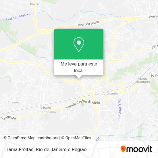 Tania Freitas mapa