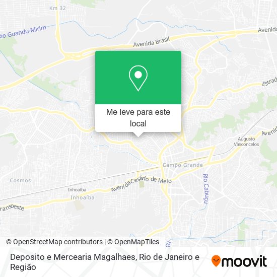 Deposito e Mercearia Magalhaes mapa