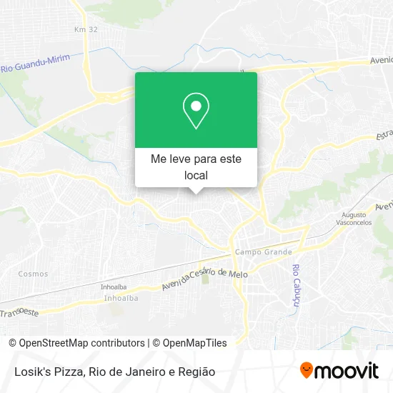 Losik's Pizza mapa