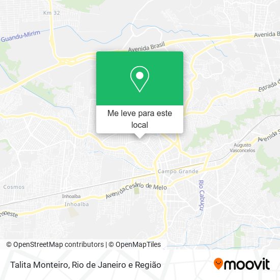 Talita Monteiro mapa