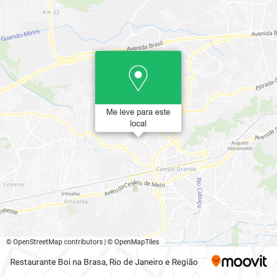 Restaurante Boi na Brasa mapa