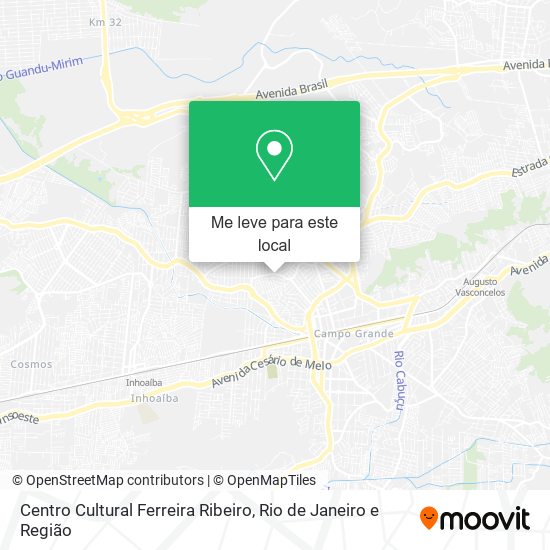 Centro Cultural Ferreira Ribeiro mapa