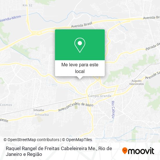Raquel Rangel de Freitas Cabeleireira Me. mapa