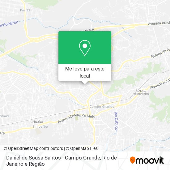 Daniel de Sousa Santos - Campo Grande mapa