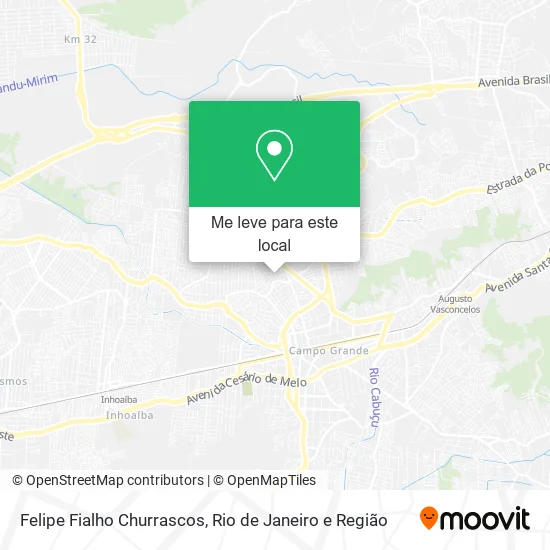 Felipe Fialho Churrascos mapa