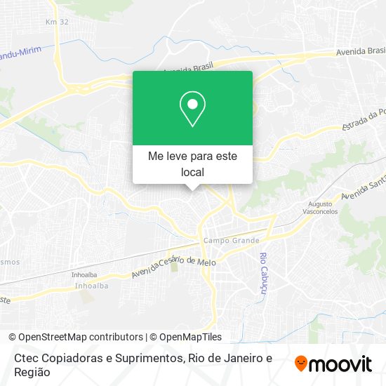 Ctec Copiadoras e Suprimentos mapa