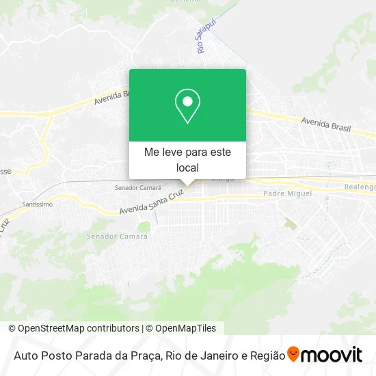 Auto Posto Parada da Praça mapa