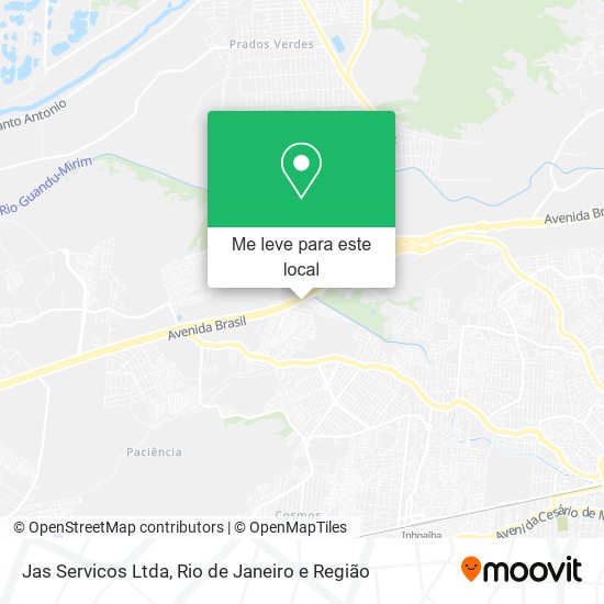 Jas Servicos Ltda mapa