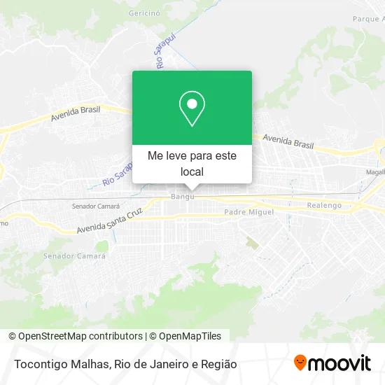 Tocontigo Malhas mapa