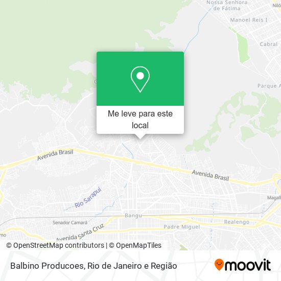 Balbino Producoes mapa