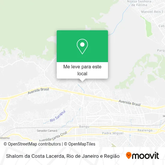 Shalom da Costa Lacerda mapa