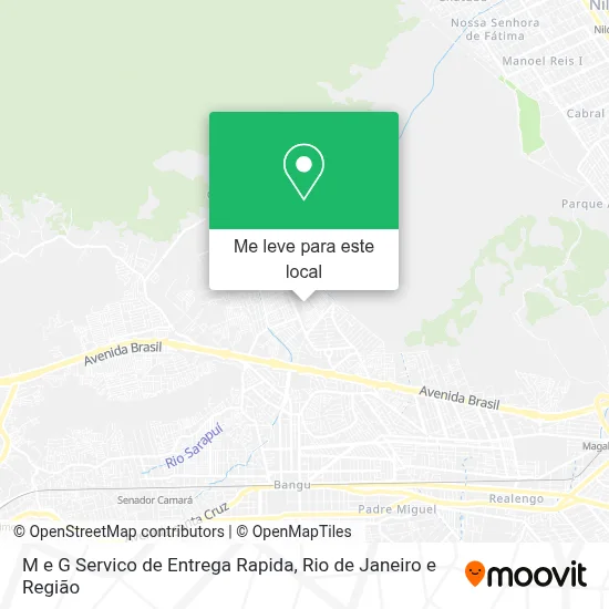 M e G Servico de Entrega Rapida mapa