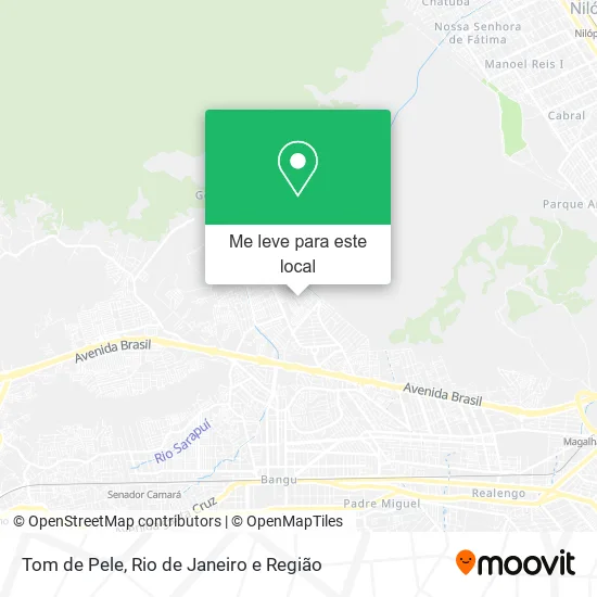 Tom de Pele mapa