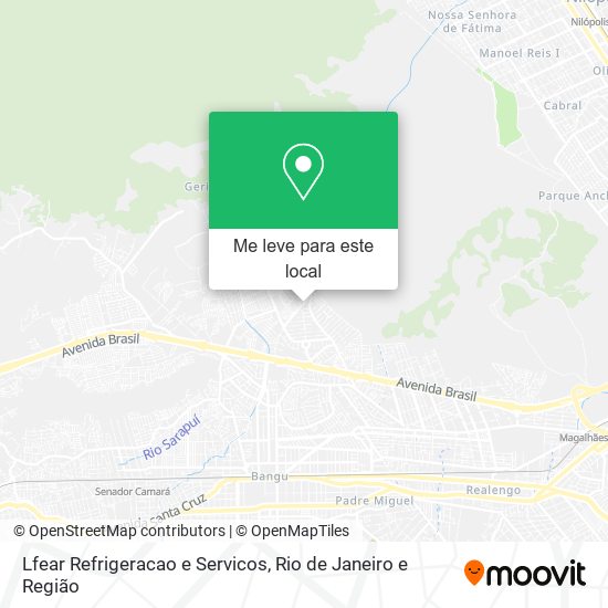 Lfear Refrigeracao e Servicos mapa