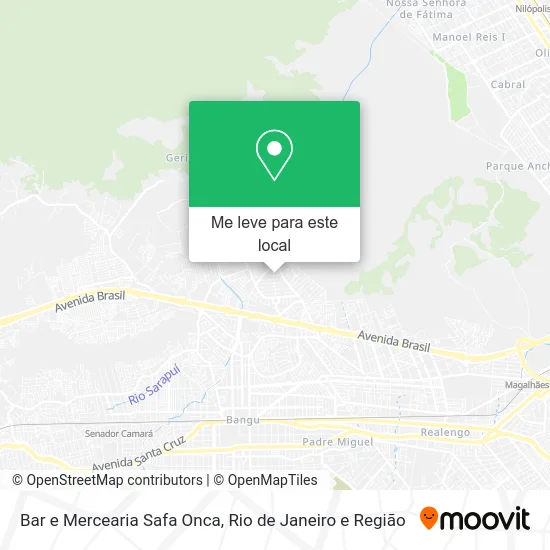 Bar e Mercearia Safa Onca mapa