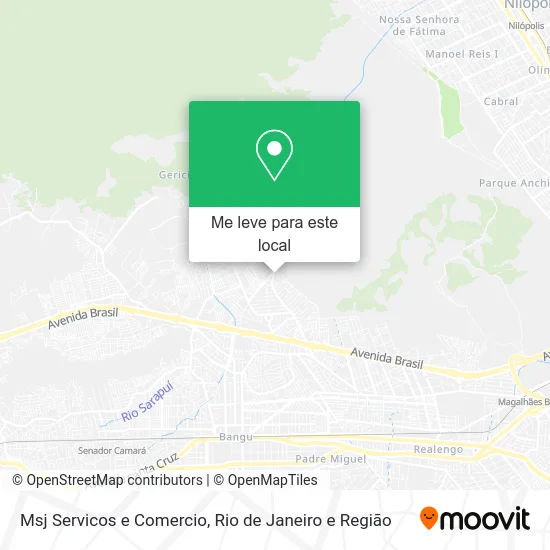 Msj Servicos e Comercio mapa