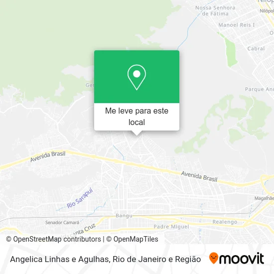 Angelica Linhas e Agulhas mapa