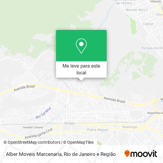 Alber Moveis Marcenaria mapa