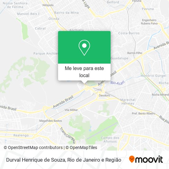 Durval Henrique de Souza mapa