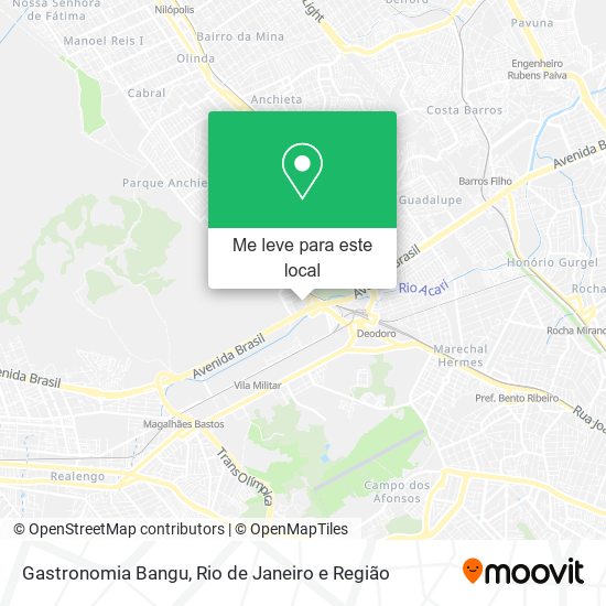 Gastronomia Bangu mapa