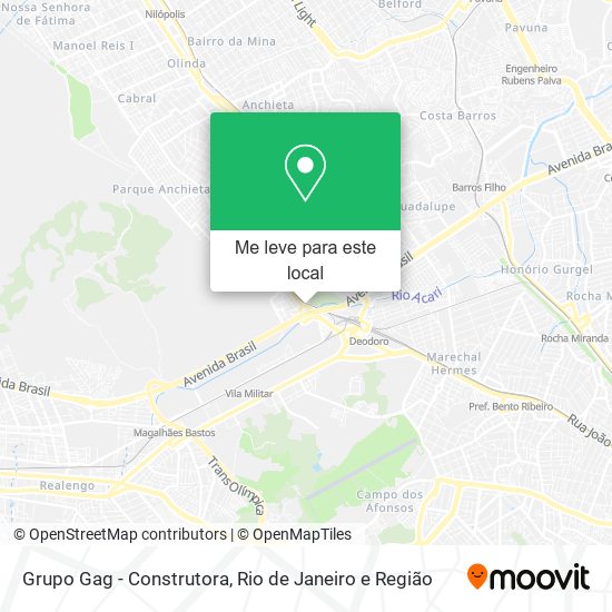 Grupo Gag - Construtora mapa