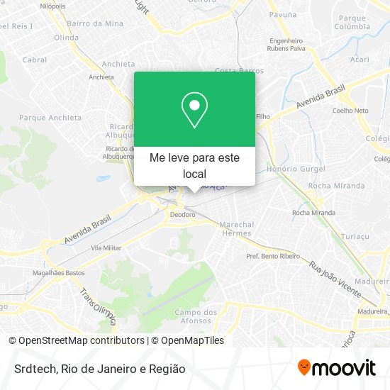 Srdtech mapa