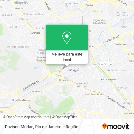 Davison Modas mapa